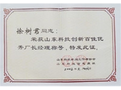 優(yōu)秀廠長